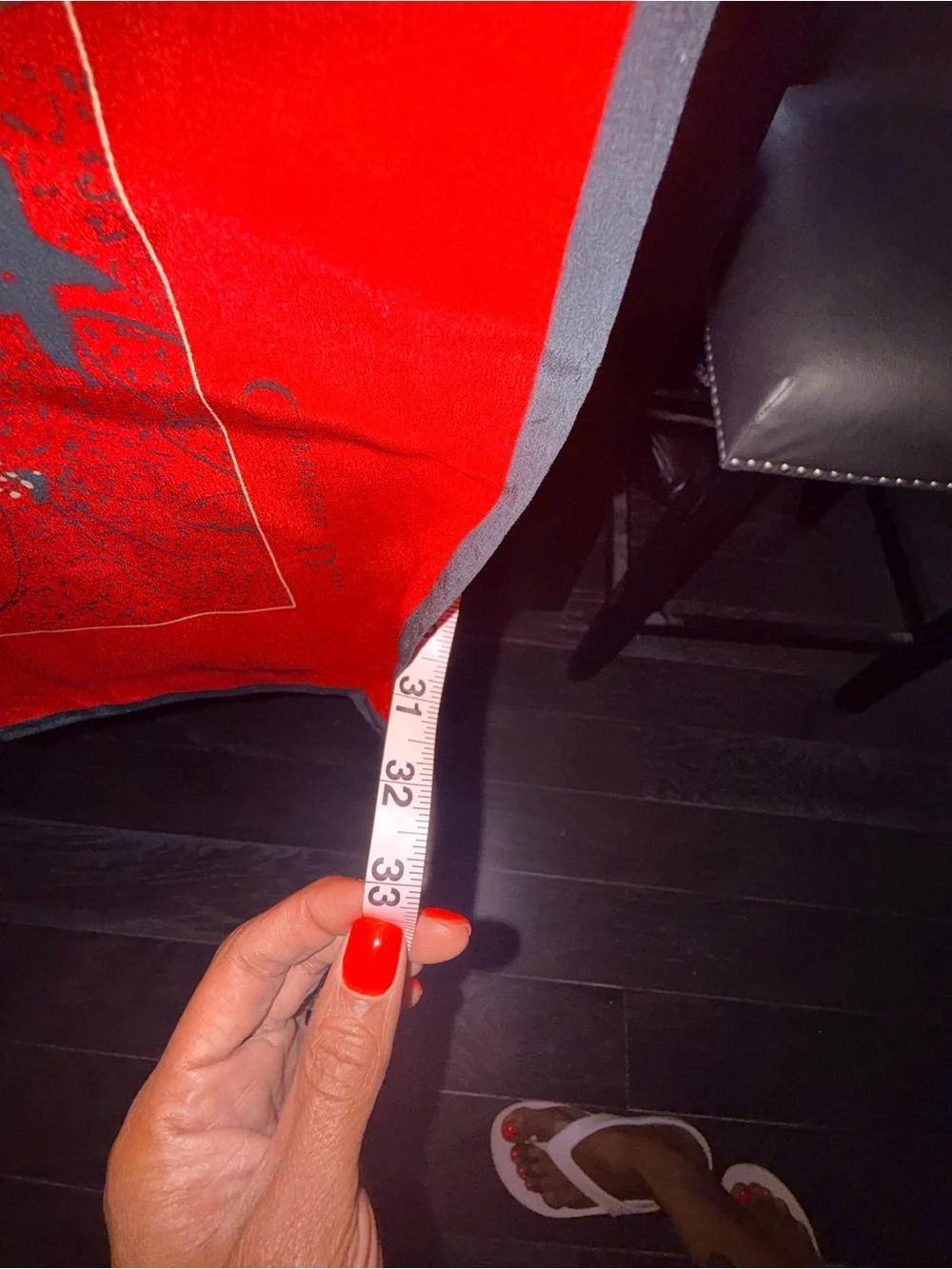 Dior vibrant red